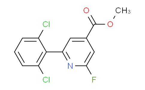 Methyl 2-(2,6-dichlorophenyl)-6-fluoroisonicotinate