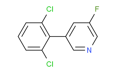 3-(2,6-Dichlorophenyl)-5-fluoropyridine