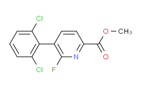 Methyl 5-(2,6-dichlorophenyl)-6-fluoropicolinate
