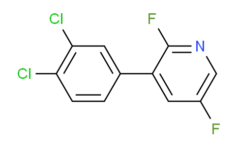 3-(3,4-Dichlorophenyl)-2,5-difluoropyridine