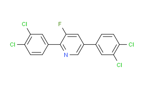 2,5-Bis(3,4-dichlorophenyl)-3-fluoropyridine