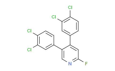 4,5-Bis(3,4-dichlorophenyl)-2-fluoropyridine