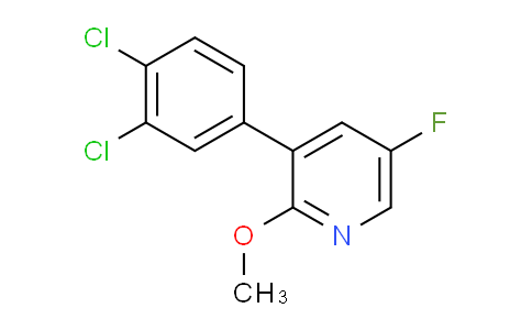 3-(3,4-Dichlorophenyl)-5-fluoro-2-methoxypyridine