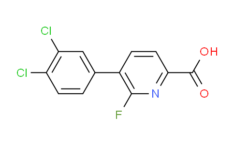 AM81521 | 1361722-60-2 | 5-(3,4-Dichlorophenyl)-6-fluoropicolinic acid