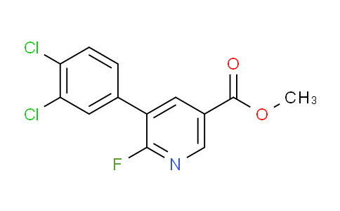 AM81528 | 1361657-39-7 | Methyl 5-(3,4-dichlorophenyl)-6-fluoronicotinate