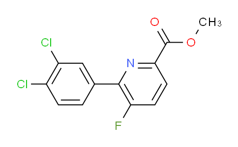 AM81530 | 1361698-13-6 | Methyl 6-(3,4-dichlorophenyl)-5-fluoropicolinate