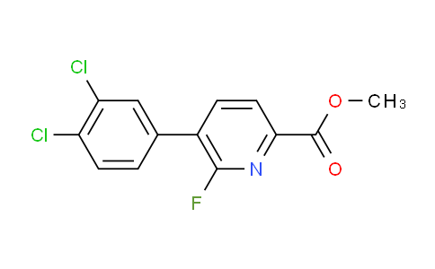 AM81534 | 1361609-97-3 | Methyl 5-(3,4-dichlorophenyl)-6-fluoropicolinate