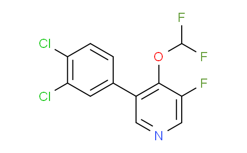 AM81543 | 1361723-52-5 | 3-(3,4-Dichlorophenyl)-4-(difluoromethoxy)-5-fluoropyridine