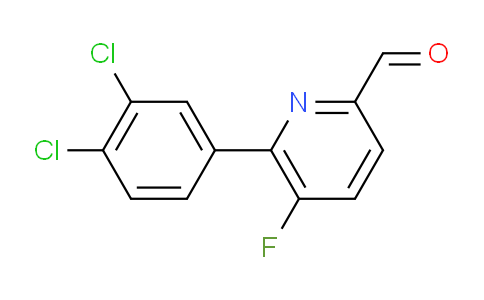 AM81550 | 1361845-68-2 | 6-(3,4-Dichlorophenyl)-5-fluoropicolinaldehyde