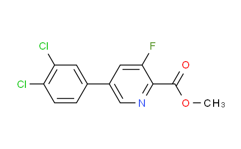 AM81558 | 1361548-82-4 | Methyl 5-(3,4-dichlorophenyl)-3-fluoropicolinate