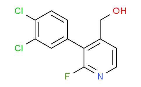 3-(3,4-Dichlorophenyl)-2-fluoropyridine-4-methanol