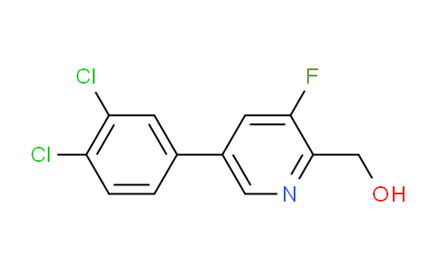 5-(3,4-Dichlorophenyl)-3-fluoropyridine-2-methanol