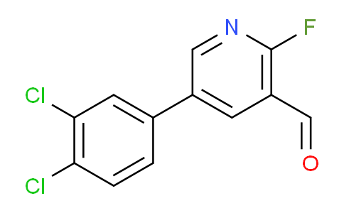 AM81569 | 1361683-75-1 | 5-(3,4-Dichlorophenyl)-2-fluoronicotinaldehyde
