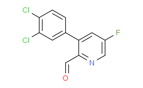 3-(3,4-Dichlorophenyl)-5-fluoropicolinaldehyde