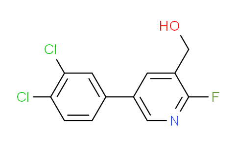 5-(3,4-Dichlorophenyl)-2-fluoropyridine-3-methanol
