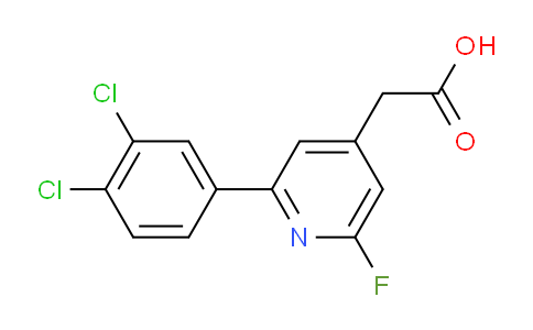 AM81581 | 1361846-83-4 | 2-(3,4-Dichlorophenyl)-6-fluoropyridine-4-acetic acid