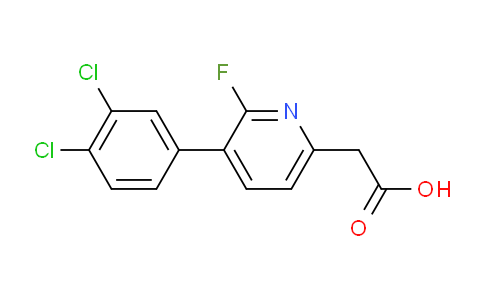 AM81583 | 1361471-08-0 | 3-(3,4-Dichlorophenyl)-2-fluoropyridine-6-acetic acid