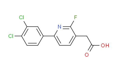 AM81586 | 1361746-45-3 | 6-(3,4-Dichlorophenyl)-2-fluoropyridine-3-acetic acid