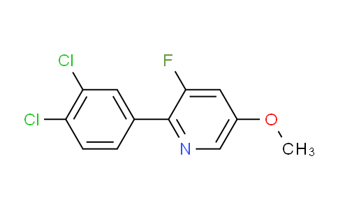 AM81589 | 1361705-62-5 | 2-(3,4-Dichlorophenyl)-3-fluoro-5-methoxypyridine