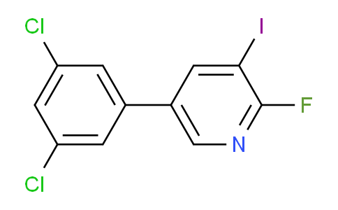 AM81596 | 1361833-44-4 | 5-(3,5-Dichlorophenyl)-2-fluoro-3-iodopyridine
