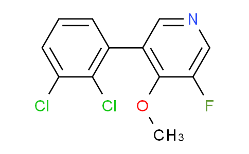 3-(2,3-Dichlorophenyl)-5-fluoro-4-methoxypyridine