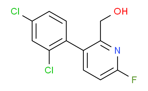 3-(2,4-Dichlorophenyl)-6-fluoropyridine-2-methanol