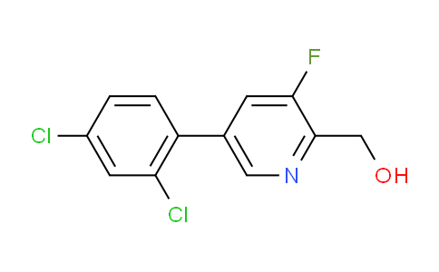 5-(2,4-Dichlorophenyl)-3-fluoropyridine-2-methanol
