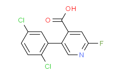 5-(2,5-Dichlorophenyl)-2-fluoroisonicotinic acid
