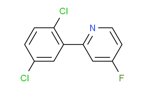 2-(2,5-Dichlorophenyl)-4-fluoropyridine
