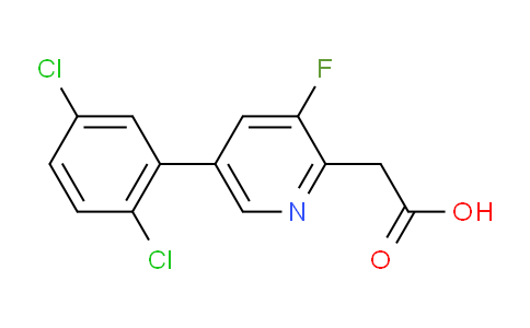 5-(2,5-Dichlorophenyl)-3-fluoropyridine-2-acetic acid