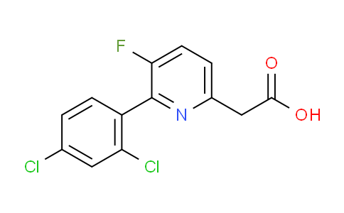 AM81623 | 1361783-60-9 | 2-(2,4-Dichlorophenyl)-3-fluoropyridine-6-acetic acid