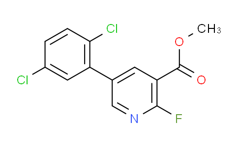 Methyl 5-(2,5-dichlorophenyl)-2-fluoronicotinate