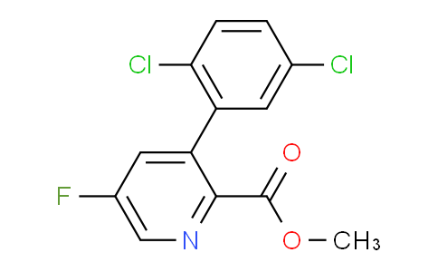 Methyl 3-(2,5-dichlorophenyl)-5-fluoropicolinate