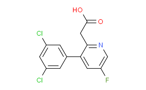 AM81677 | 1361724-79-9 | 3-(3,5-Dichlorophenyl)-5-fluoropyridine-2-acetic acid