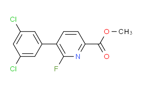 AM81685 | 1361761-28-5 | Methyl 5-(3,5-dichlorophenyl)-6-fluoropicolinate