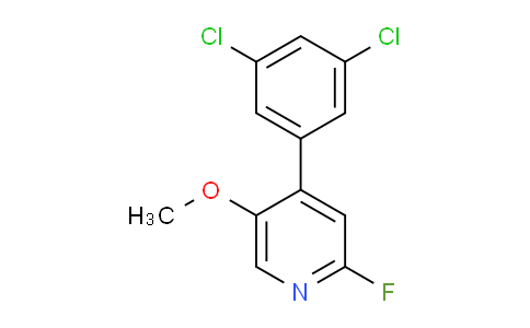 4-(3,5-Dichlorophenyl)-2-fluoro-5-methoxypyridine