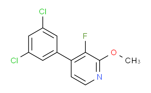 4-(3,5-Dichlorophenyl)-3-fluoro-2-methoxypyridine