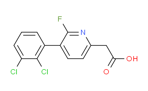 3-(2,3-Dichlorophenyl)-2-fluoropyridine-6-acetic acid
