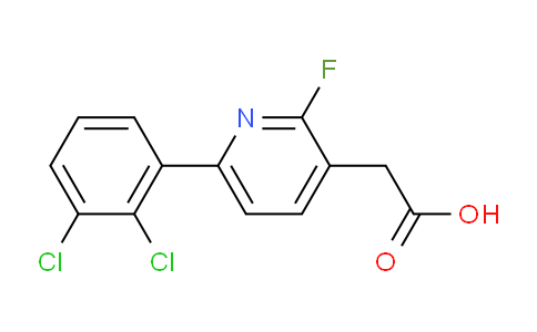 6-(2,3-Dichlorophenyl)-2-fluoropyridine-3-acetic acid