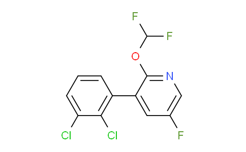 3-(2,3-Dichlorophenyl)-2-(difluoromethoxy)-5-fluoropyridine