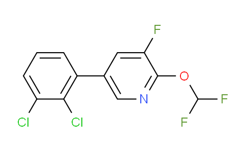 5-(2,3-Dichlorophenyl)-2-(difluoromethoxy)-3-fluoropyridine