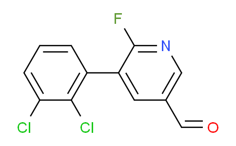 5-(2,3-Dichlorophenyl)-6-fluoronicotinaldehyde