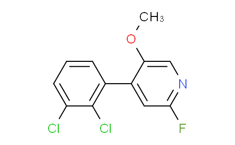 4-(2,3-Dichlorophenyl)-2-fluoro-5-methoxypyridine