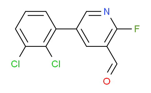 5-(2,3-Dichlorophenyl)-2-fluoronicotinaldehyde