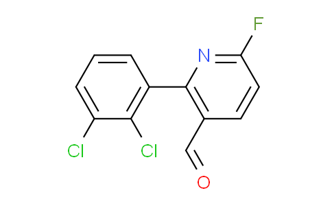2-(2,3-Dichlorophenyl)-6-fluoronicotinaldehyde