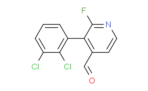 3-(2,3-Dichlorophenyl)-2-fluoroisonicotinaldehyde