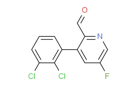 3-(2,3-Dichlorophenyl)-5-fluoropicolinaldehyde