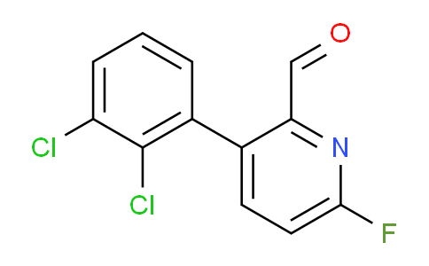 3-(2,3-Dichlorophenyl)-6-fluoropicolinaldehyde