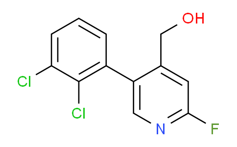 5-(2,3-Dichlorophenyl)-2-fluoropyridine-4-methanol