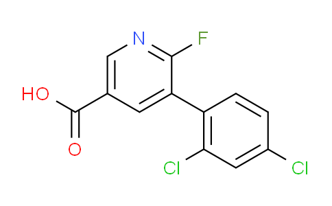 AM81842 | 1361835-58-6 | 5-(2,4-Dichlorophenyl)-6-fluoronicotinic acid